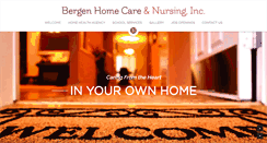 Desktop Screenshot of bergenhomecare.net